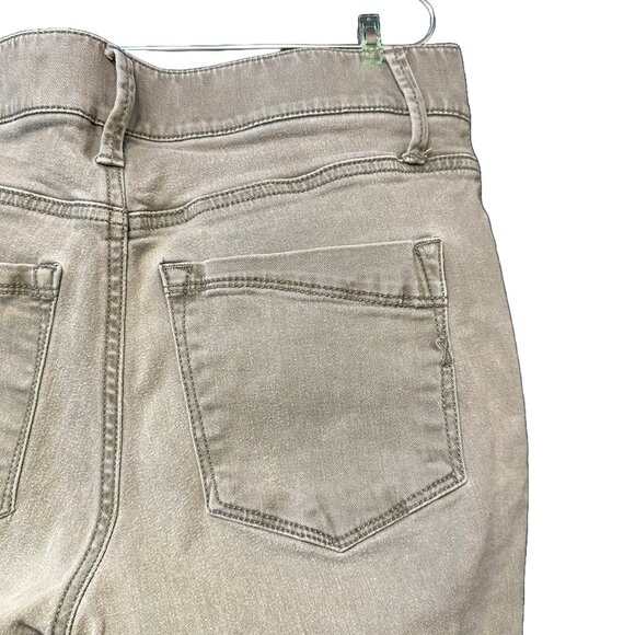 EXPRESS • Mid-rise Ankle Length Skinny Jeans • Women's Size 4 • gray green - Picture 4 of 8